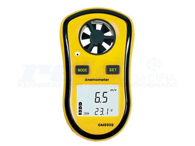 Termo Anemometro "MG" GM8908 -10a45C 0.3a30m/s
