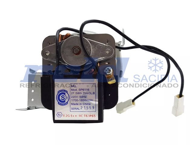 Motor p/Turbina MG SP6116 27.5w 180mm Derecha-Termico Int.