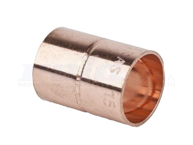 Union de Cobre 3/4" Soldar c/tope